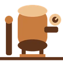 Well pump and pressure tank icon