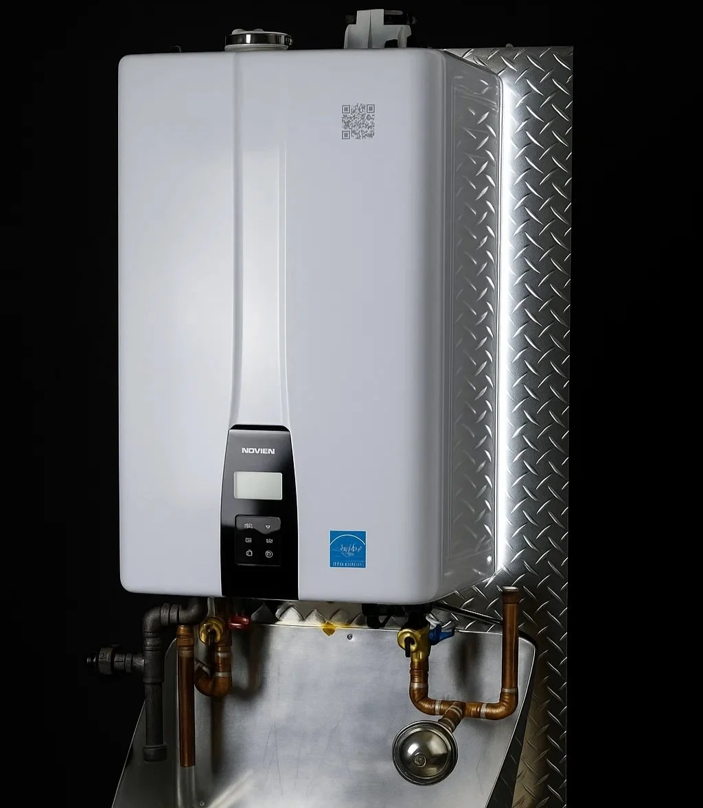 Navien certified tankless water heater installation by Precision Plumbing Solutions in Oklahoma City